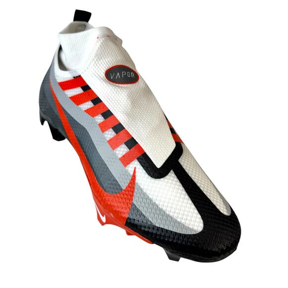 Nike Vapor Edge 360 TB Orange Grey Football Cleats DV0778-004 Men's Size 9.5 - Picture 1 of 9